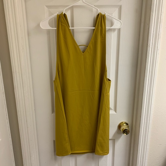 NWOT Mustard dress - Picture 2 of 3